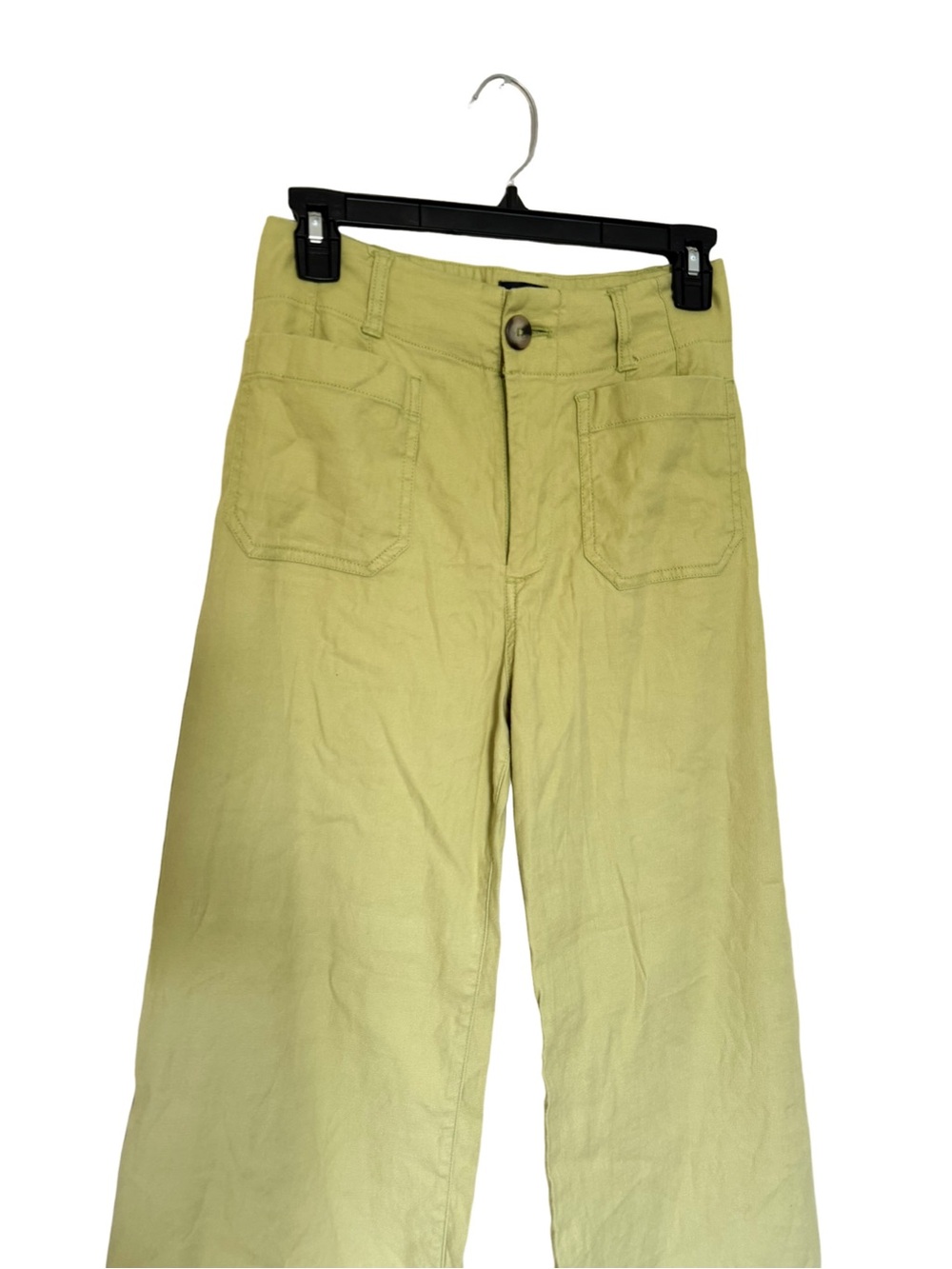 Colette European Linen Stretch High-Rise Wide-Leg Pants Size 25 - Picture 6 of 6
